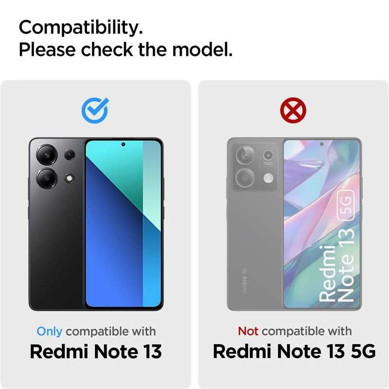 Spigen Glas.TR Slim 2 vnt. – Apsauginis stiklas skirtas Xiaomi Redmi Note 13 4G / LTE (2 pieces)