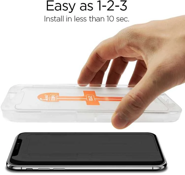 Spigen Glas.tR EZ Fit - iPhone XR