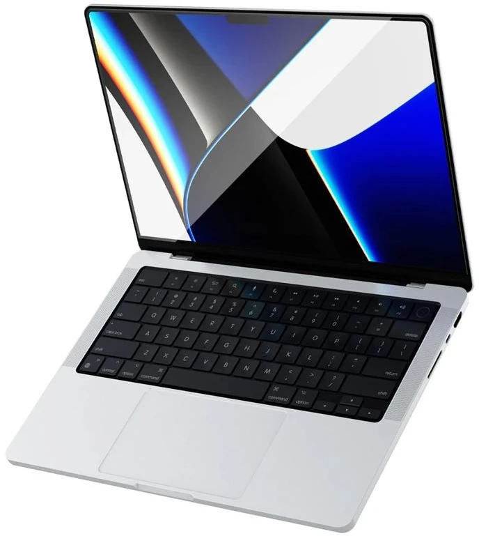 „Spigen Glas.tR Slim“ 1 pakuotė – „MacBook Pro 14“ M4 2024/M3 2023/M2 2023/M1 2021
