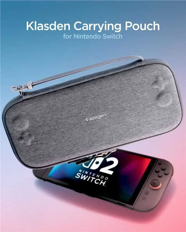 Dėklas Spigen Klasden 2 Pouch, charcoal pilka - Nintendo Switch 2