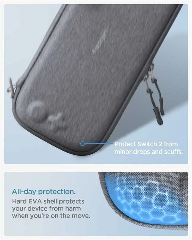 Dėklas Spigen Klasden 2 Pouch, charcoal pilka - Nintendo Switch 2
