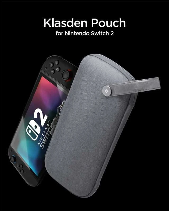 Spigen Klasden Pouch for Nintendo Switch 2 - Gray