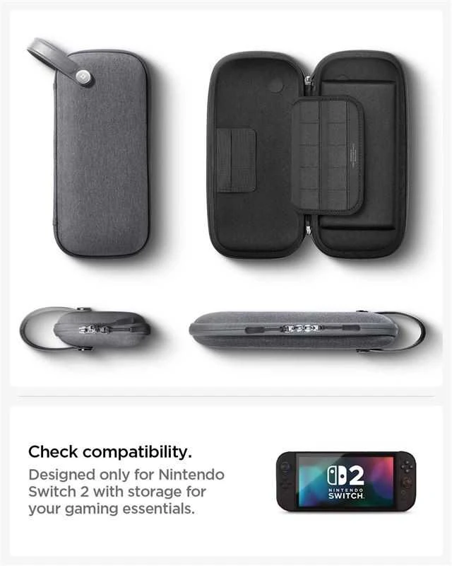 Spigen Klasden Pouch for Nintendo Switch 2 - Gray
