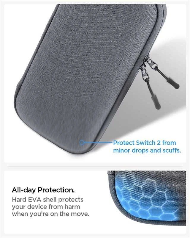 Spigen Klasden Pouch for Nintendo Switch 2 - Gray
