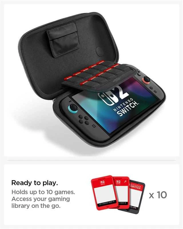 Spigen Klasden Pouch for Nintendo Switch 2 - Gray