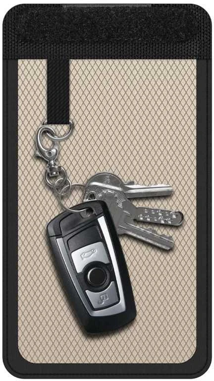 Spigen krepšys KEYLESS RFID SIGNAL BLOCKER juodos spalvos