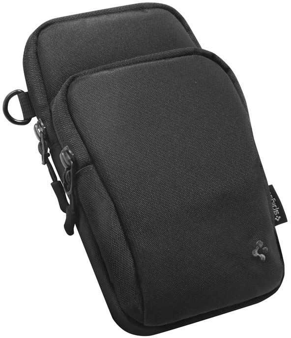 Spigen Klasden Universal Cross bag for Mobile, juodos spalvos