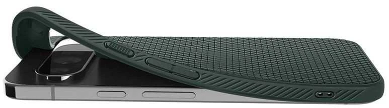 Google Pixel 9 Pro XL Spigen Liquid Air Abyss dėklas telefonui žalios spalvos