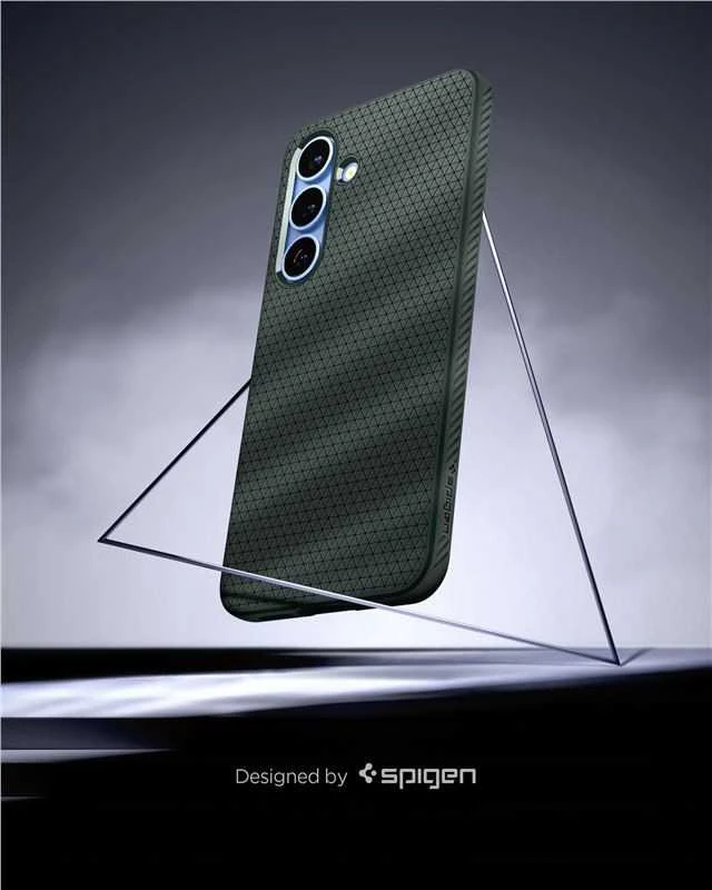 Dėklas Spigen Liquid Air Galaxy S25 abyss žalias