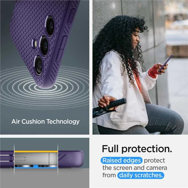 Spigen Liquid Air dėklas skirtas Samsung Galaxy S24, spalva - Deep Purple