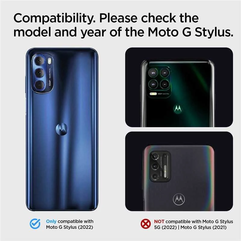 Dėklas Spigen Liquid Air, juodas - Motorola Moto G Stylus 2022