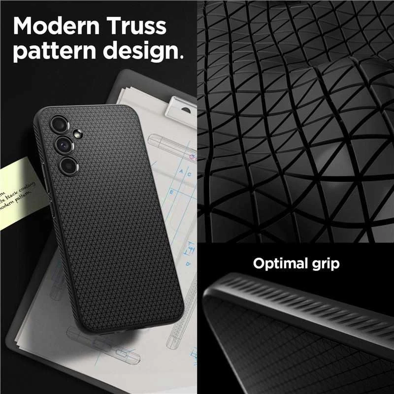 Spigen Liquid Air dėklas skirtas Samsung Galaxy A54 5G, spalva - Matte Black