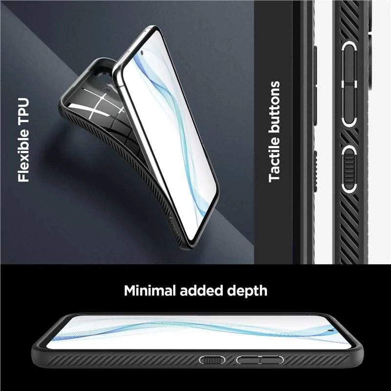 Spigen Liquid Air dėklas skirtas Samsung Galaxy A54 5G, spalva - Matte Black