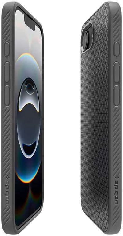 Dėklas Spigen Liquid Air, marmuro pilkumo - iPhone 16e