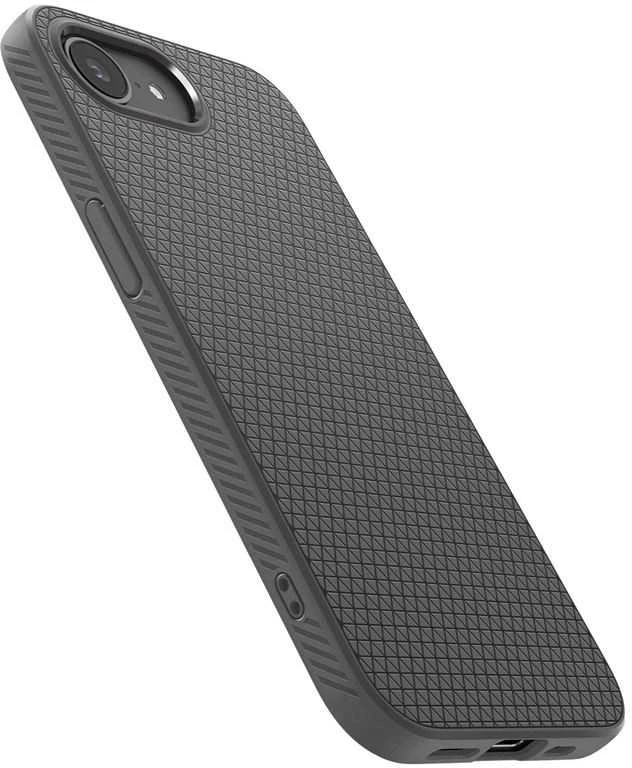 Dėklas Spigen Liquid Air, marmuro pilkumo - iPhone 16e