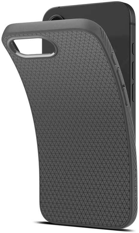 Dėklas Spigen Liquid Air, marmuro pilkumo - iPhone 16e