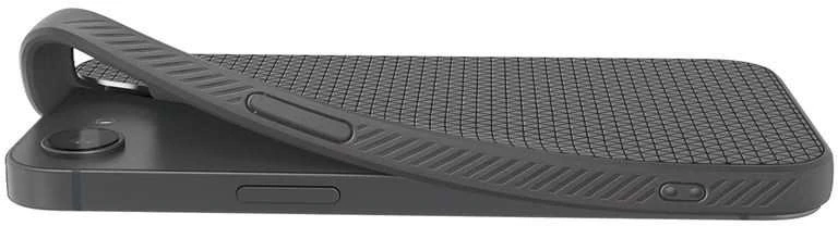 Dėklas Spigen Liquid Air, marmuro pilkumo - iPhone 16e