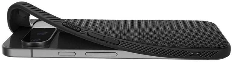 Spigen Liquid Air – dėklas skirtas Google Pixel 9 / 9 Pro Matte Juodas