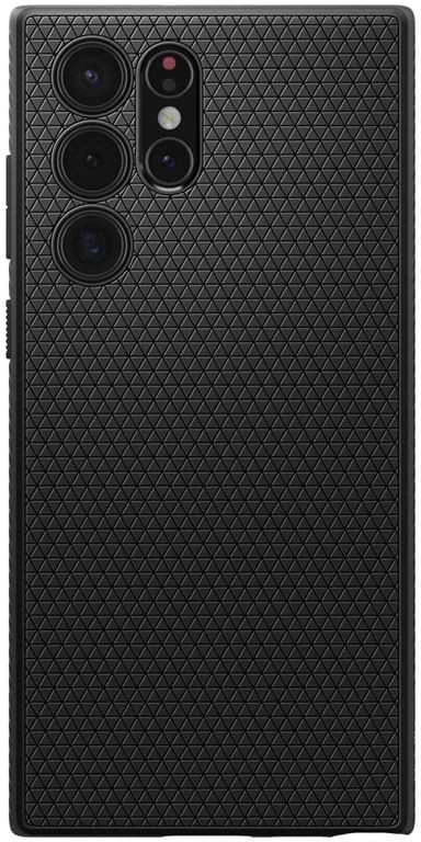 Spigen Liquid Air dėklas skirtas Samsung Galaxy S22 Ultra, spalva - Matte Black