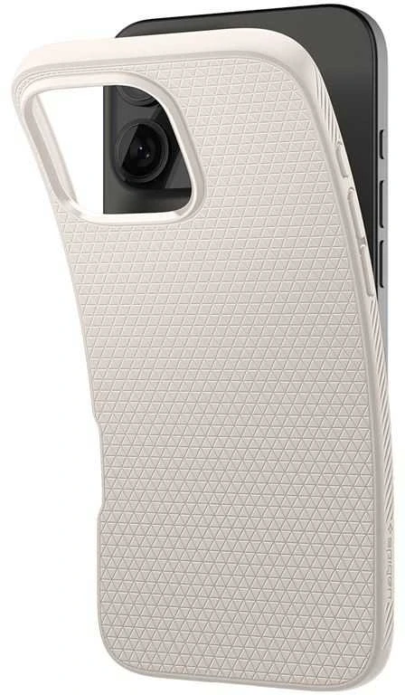 Spigen Liquid Air Apple iPhone 16 Pro Max – dėklas telefonui titano spalvos