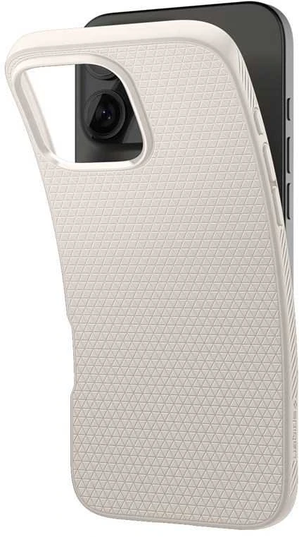 Spigen Liquid Air Apple iPhone 16 Pro – dėklas telefonui titano spalvos