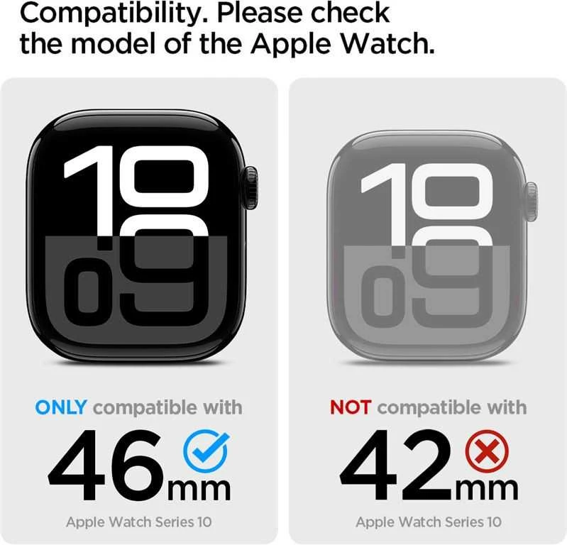 Spigen Liquid Air Pro apyrankė skirta Apple Watch 46mm – Matte juodos spalvos