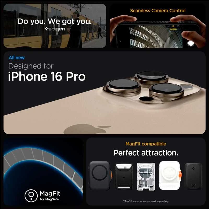 Dėklas SPIGEN LIQUID AIR ”T” MAG MAGSAFE IPHONE 16 PRO MATTE Juodas