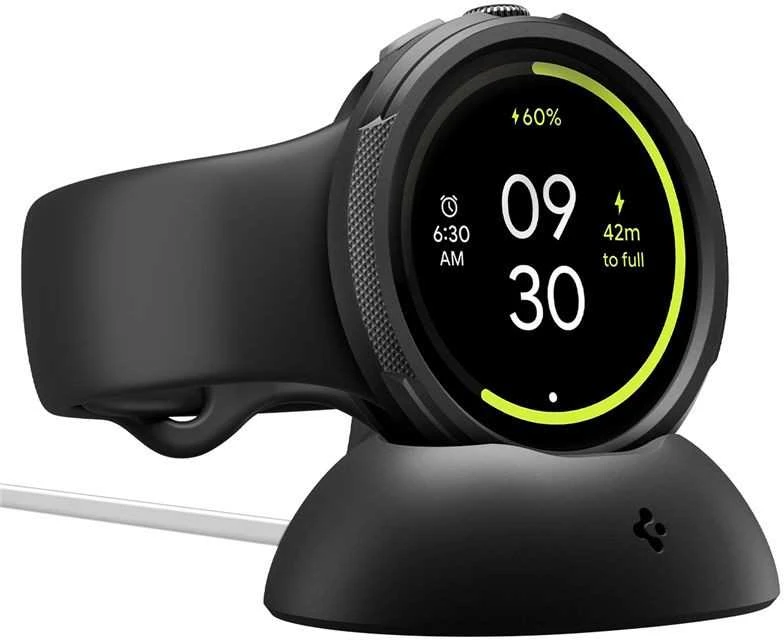 Spigen Liquid Air V2, matte juodas - Google Pixel Watch 4 45mm