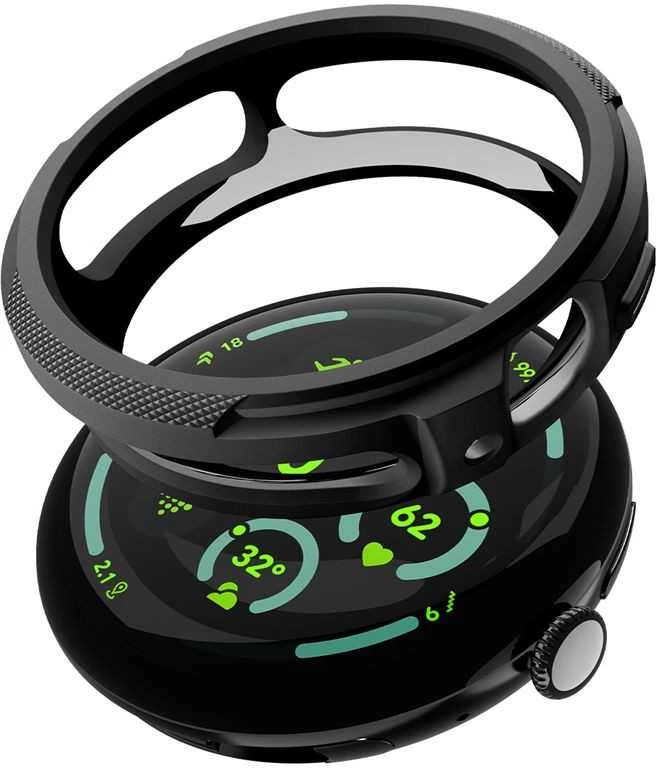 Spigen Liquid Air V2, matte juodas - Google Pixel Watch 4 45mm