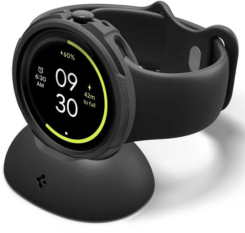 Spigen Liquid Air V2, matte juodas - Google Pixel Watch 4 45mm