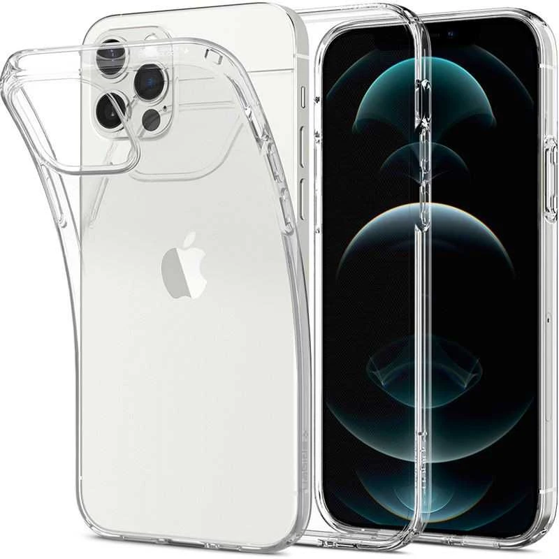 „SPIGEN“ skystųjų kristalų iPhone 12/12 PRO skaidrus dėklas