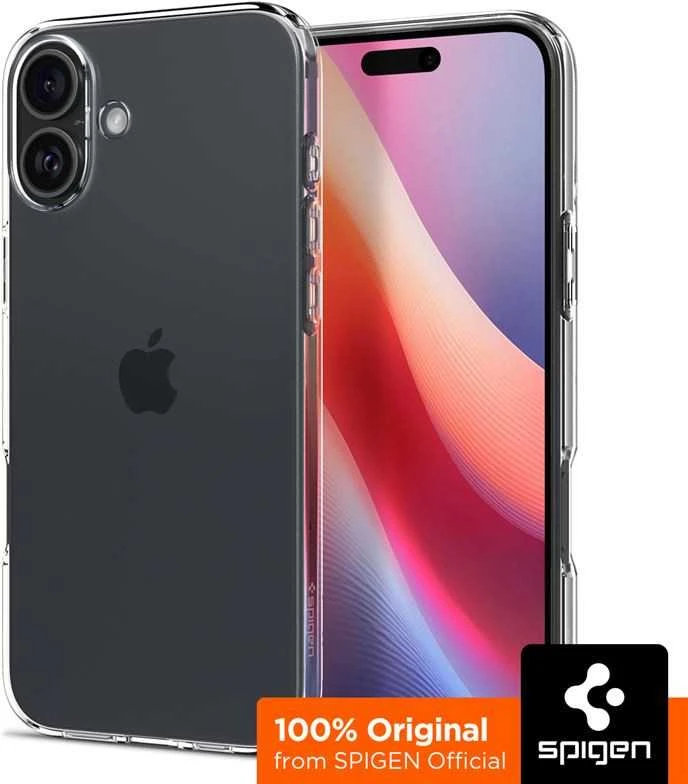 Spigen Liquid Crystal Apple iPhone 16 – dėklas telefonui skaidrus