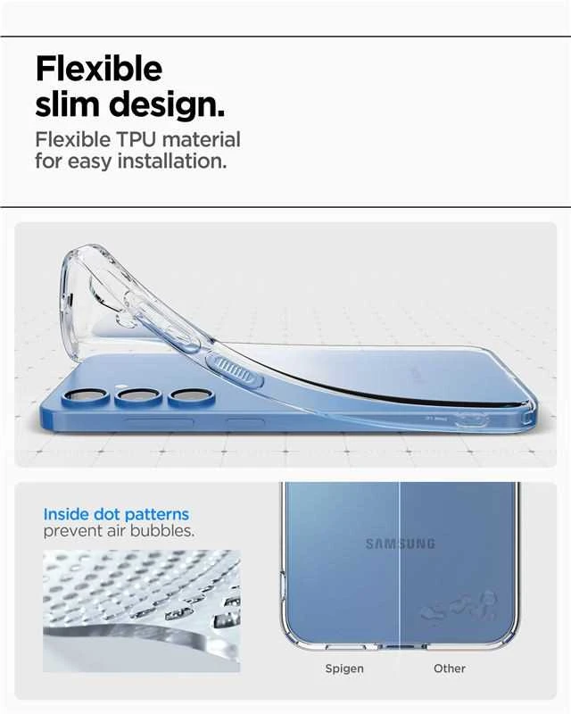 Spigen Liquid Crystal Samsung Galaxy S25 Plus – dėklas telefonui skaidrus