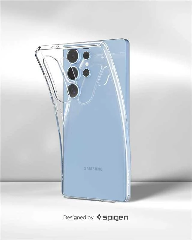 Spigen skystųjų kristalų dėklas „Samsung Galaxy S25 Ultra“ – skaidrus