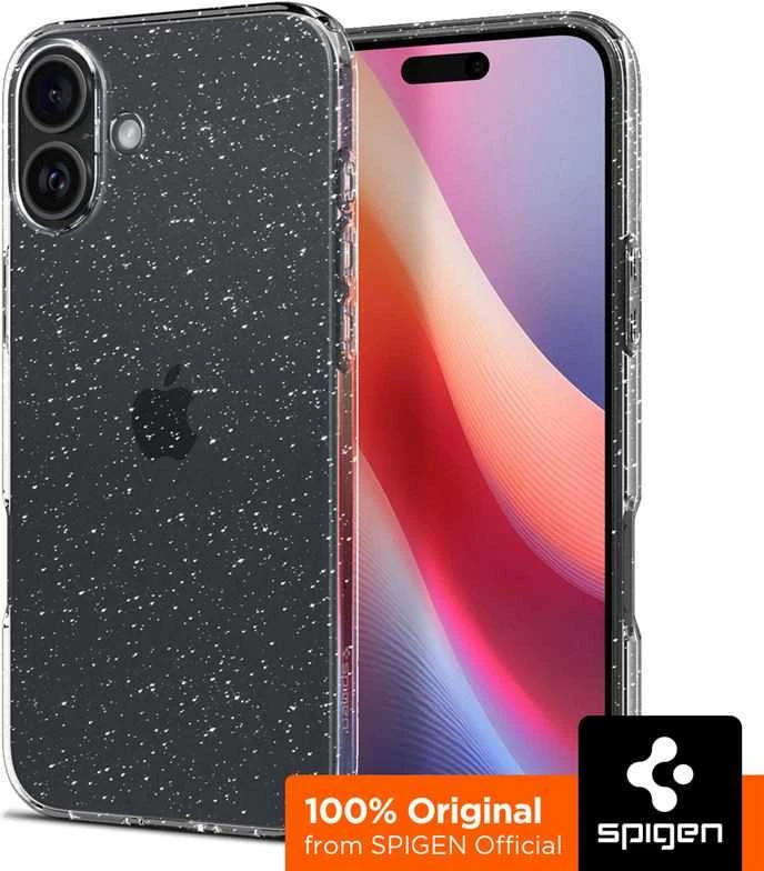 Apple iPhone 16 Spigen Liquid Crystal Glitter Crystal dėklas telefonui skaidrus