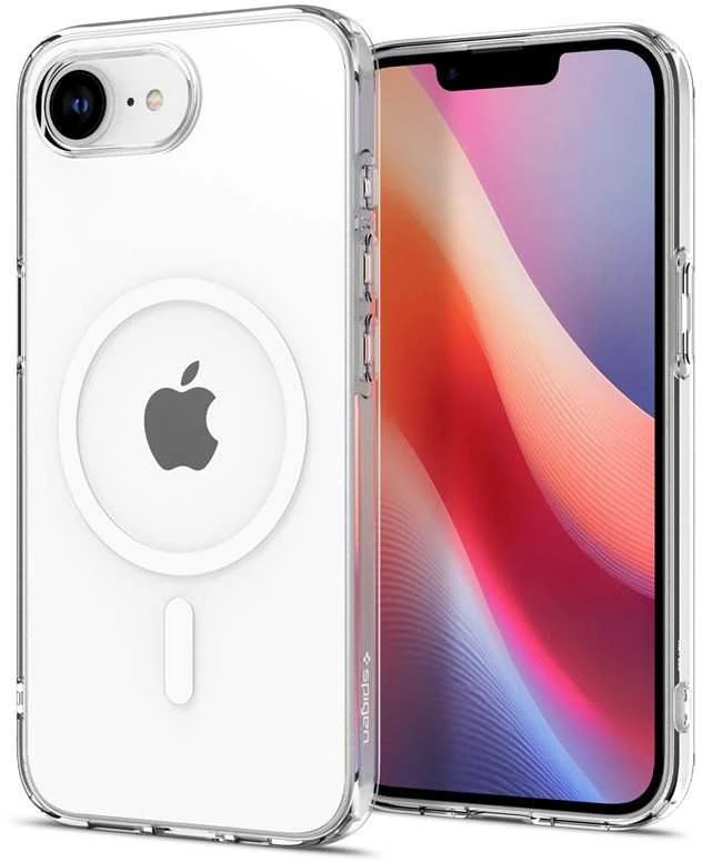 „Spigen Liquid Crystal MagSafe“ dėklas, skirtas „iPhone 16e / 17e“ – skaidrus