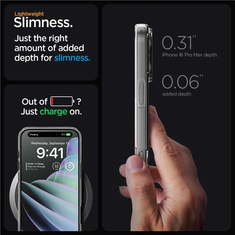 Spigen Liquid Crystal MagSafe Apple iPhone 16 Pro Max – dėklas telefonui skaidrus