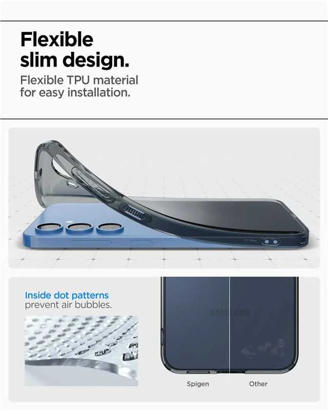 Spigen Liquid Crystal Samsung Galaxy S25 Plus – dėklas telefonui skaidrus
