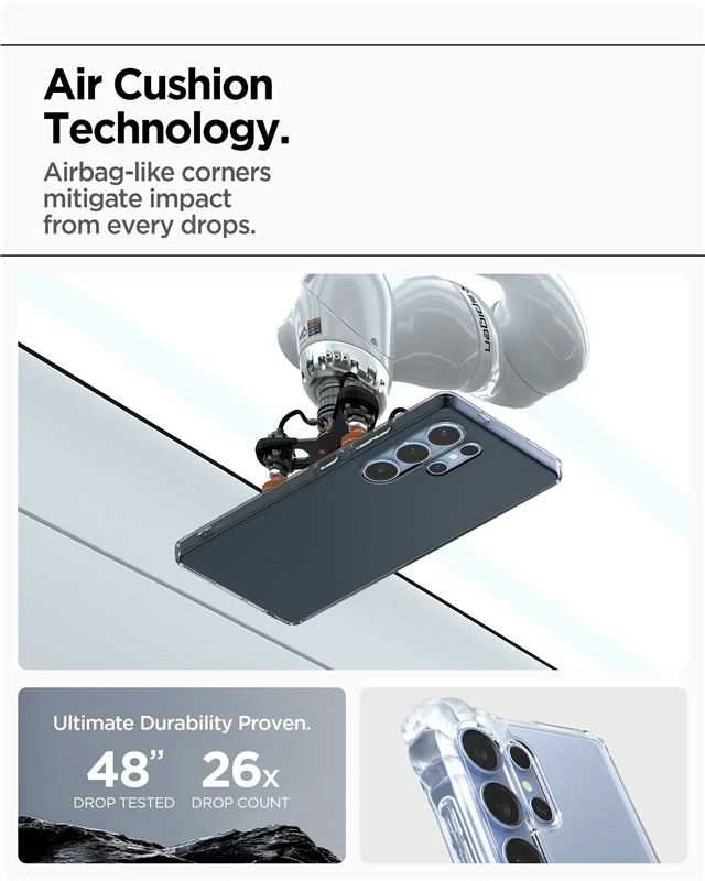 Spigen Liquid Crystal Samsung Galaxy S25 Ultra – Semi-dėklas telefonui skaidrus