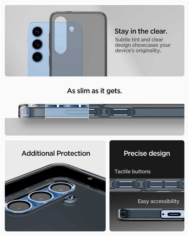 Spigen Liquid Crystal Samsung Galaxy S25 Plus – dėklas telefonui skaidrus