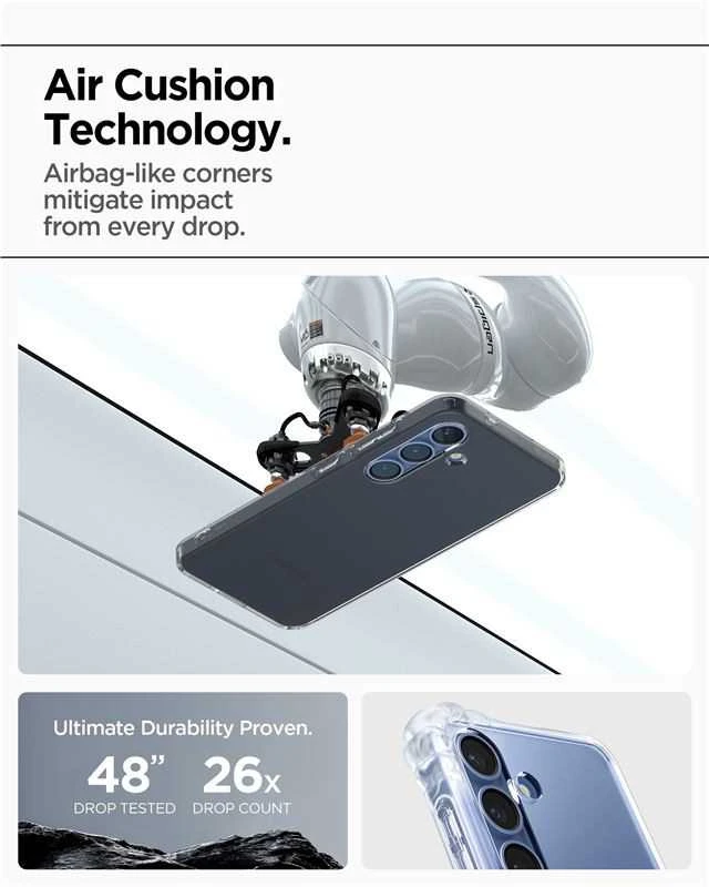 Spigen Liquid Crystal Samsung Galaxy S25 Plus – dėklas telefonui skaidrus