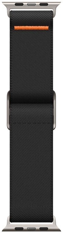 Spigen Fit Lite Ultra laikrodžio apyrankė 4 / 5 / 6 / 7 / 8 / 9 / SE / Ultra (42 / 44 / 45 / 49 mm) juodos spalvos