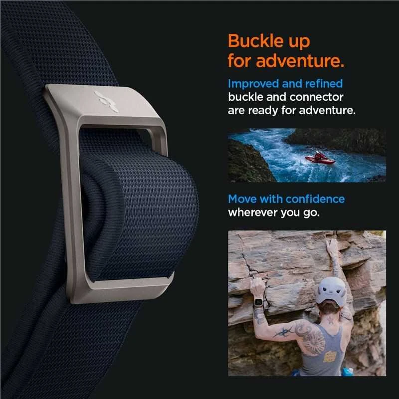 Spigen Fit Lite Ultra Apple Watch 4 / 5 / 6 / 7 / 8 / 9 / SE / Ultra (42 / 44 / 45 / 49 mm) mėlynos spalvos