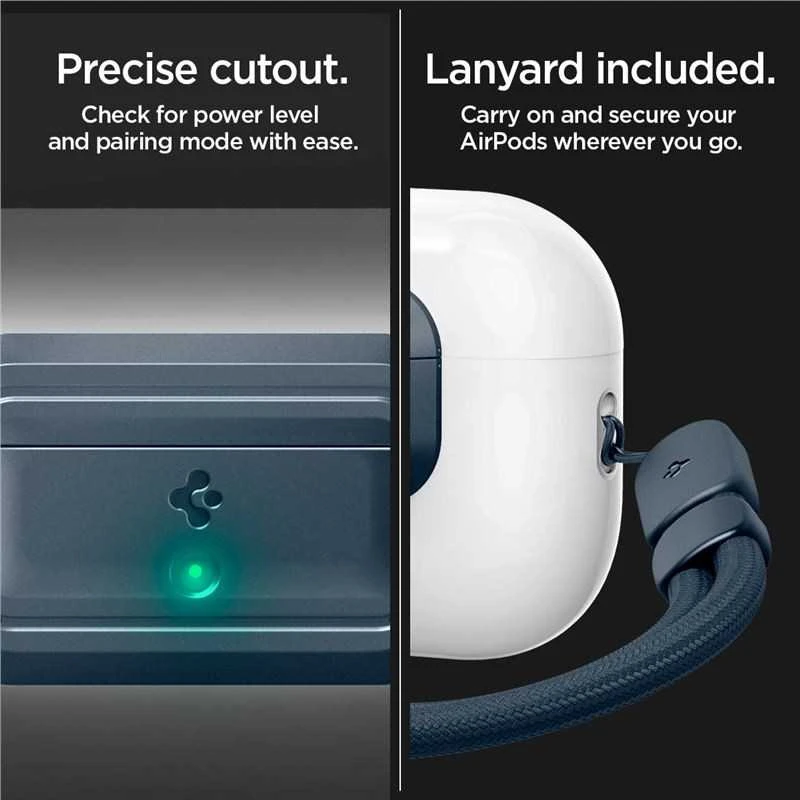 Spigen Lock Fit M, metalinis skalūnas - AirPods Pro (2-os/1-os kartos)