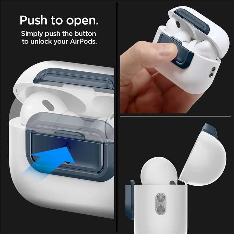Spigen Lock Fit M, metalinis skalūnas - AirPods Pro (2-os/1-os kartos)