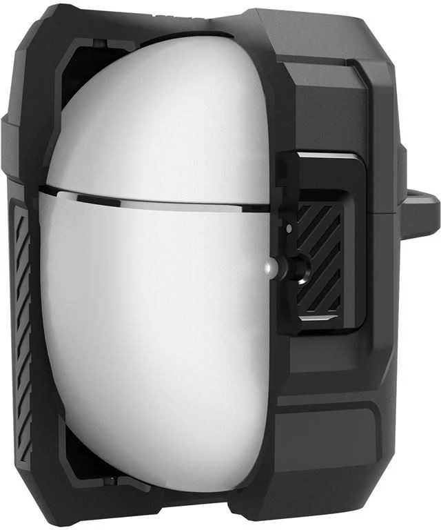 Spigen „Lock Fit“, matinės juodos spalvos – „Google Pixel Buds 2a“