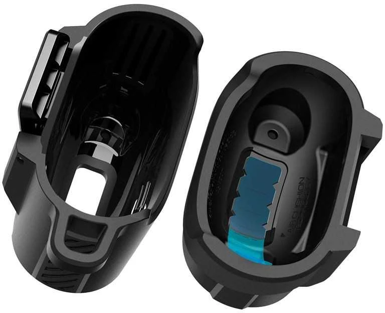Spigen „Lock Fit“, matinės juodos spalvos – „Google Pixel Buds 2a“