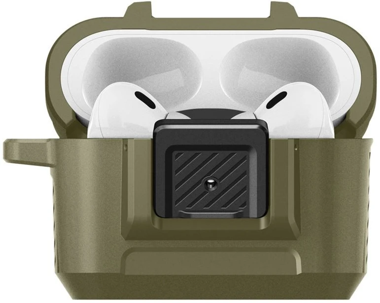 Dėklas Spigen Lock Fit, vintažinė chaki - AirPods Pro 2