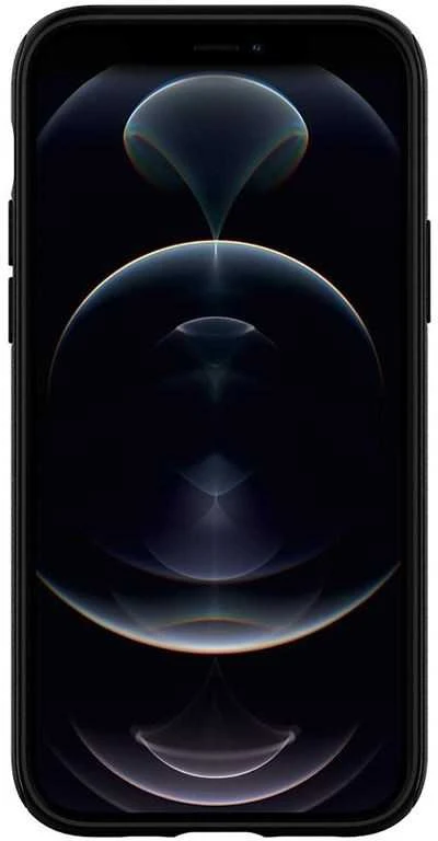 Spigen Mag Armor dėklas, skirtas iPhone 12 / 12 Pro matinės juodos spalvos