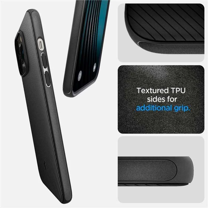 Dėklas Spigen Mag Armor MagSafe, matinė juoda - iPhone 14 Pro